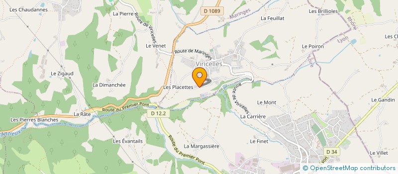 localisation de l'entreprise MONSIEUR FREDERIC BLANCHARD à SAINT-DENIS-SUR-COISE