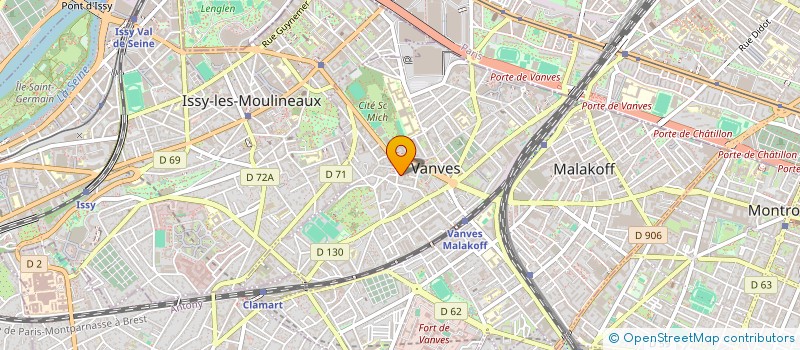 localisation de l'entreprise MONSIEUR FREDERIC BLANCHARD à VANVES