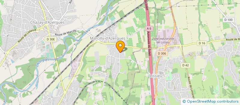 localisation de l'entreprise MONSIEUR FREDERIC BLANCHON  MARCILLY-D'AZERGUES