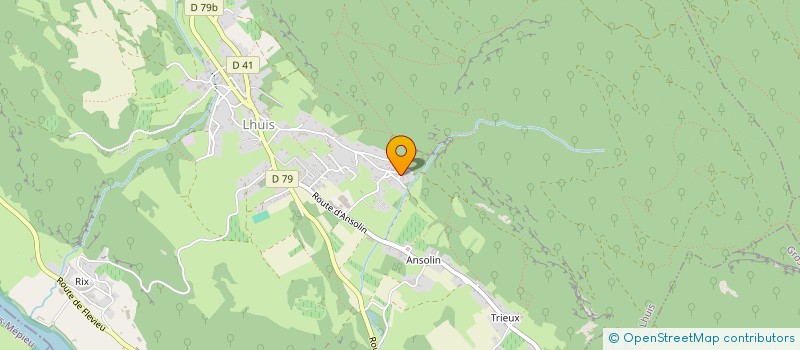 localisation de l'entreprise MONSIEUR FREDERIC BLANCHON  LHUIS