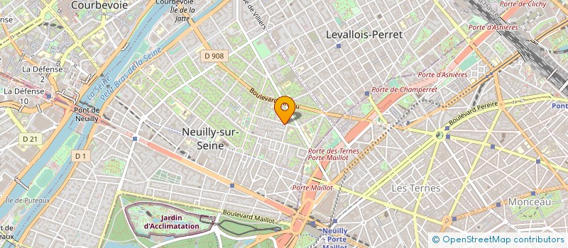 localisation de l'entreprise MONSIEUR FREDERIC BLANCPAIN à NEUILLY-SUR-SEINE