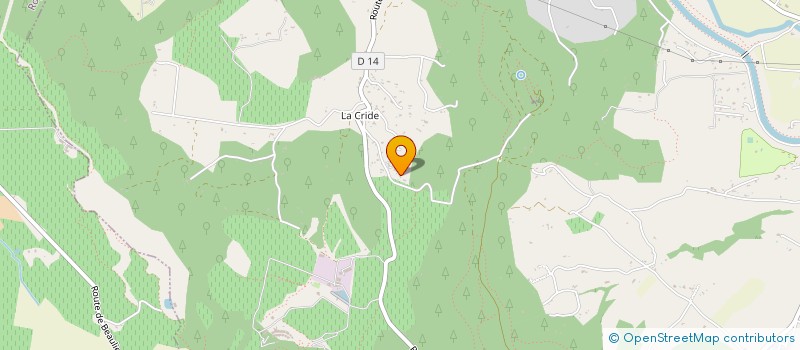 localisation de l'entreprise MONSIEUR FREDERIC BLANES  LE PUY-SAINTE-REPARADE