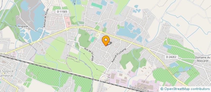 localisation de l'entreprise MONSIEUR FREDERIC BLANES  IZON