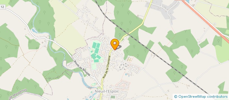 localisation de l'entreprise MONSIEUR FREDERIC BLAUD  NIEUIL-L'ESPOIR