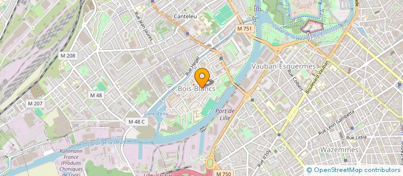 localisation de l'entreprise MONSIEUR FREDERIC BLAUWBLOMME à LILLE
