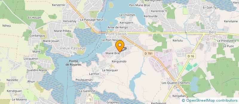 localisation de l'entreprise MONSIEUR FREDERIC BLEUZE  BELZ