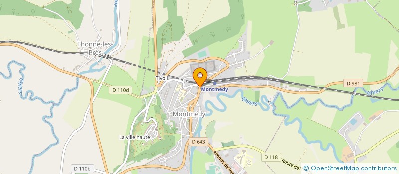 localisation de l'entreprise MONSIEUR FREDERIC BLIES à MONTMEDY