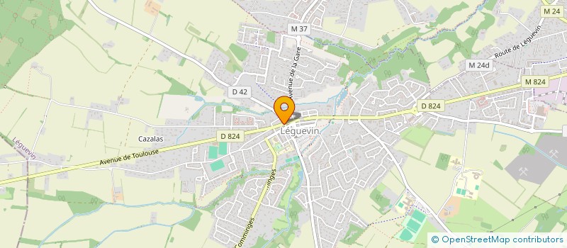 localisation de l'entreprise MONSIEUR FREDERIC BLOND  LEGUEVIN