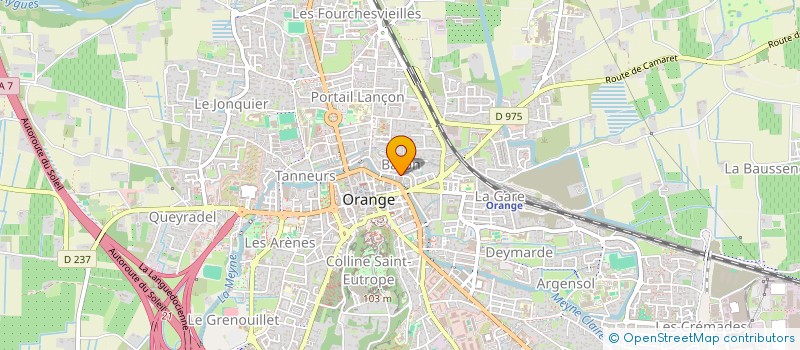 localisation de l'entreprise MONSIEUR FREDERIC BLONDEL à ORANGE