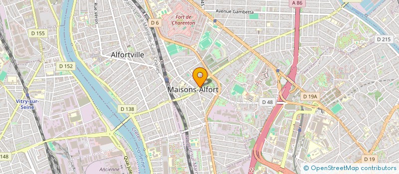 localisation de l'entreprise MONSIEUR FREDERIC BOBILLIER  MAISONS-ALFORT