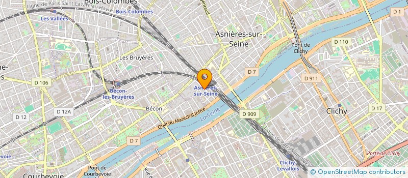 localisation de l'entreprise MONSIEUR FREDERIC BOCCARA  ASNIERES-SUR-SEINE