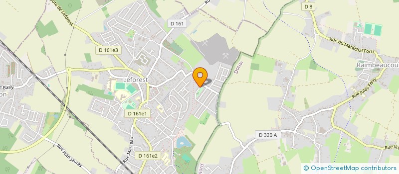 localisation de l'entreprise MONSIEUR FREDERIC BOCQUET  LEFOREST