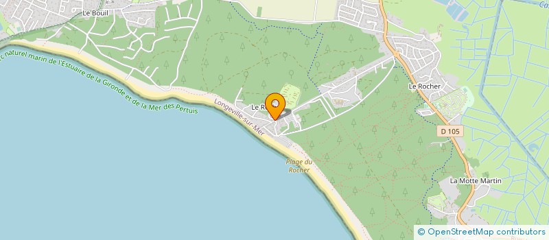 localisation de l'entreprise MONSIEUR FREDERIC BODARD  LONGEVILLE-SUR-MER