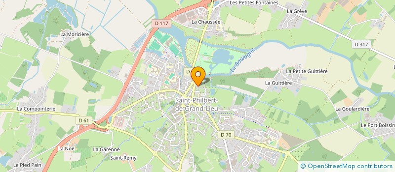 localisation de l'entreprise MONSIEUR FREDERIC BODART  SAINT-PHILBERT-DE-GRAND-LIEU