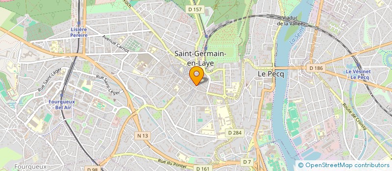 localisation de l'entreprise MONSIEUR FREDERIC BOHN à SAINT-GERMAIN-EN-LAYE