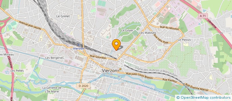 localisation de l'entreprise MONSIEUR FREDERIC BOHRINGER  VIERZON