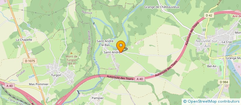 localisation de l'entreprise MONSIEUR FREDERIC BOIS  NEUVILLE-SUR-AIN