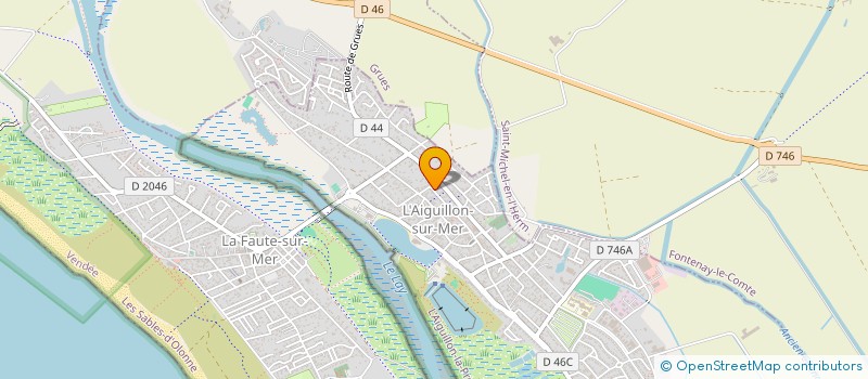 localisation de l'entreprise MONSIEUR FREDERIC BOISAUBERT  L'AIGUILLON-LA-PRESQU'ILE