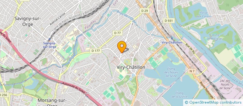 localisation de l'entreprise MONSIEUR FREDERIC BOISMOREAU à VIRY CHATILLON