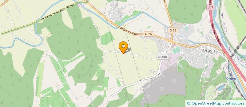 localisation de l'entreprise MONSIEUR FREDERIC BOISSET  ORGON