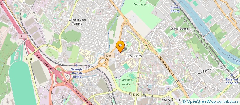 localisation de l'entreprise MONSIEUR FREDERIC BOISSON  RIS-ORANGIS