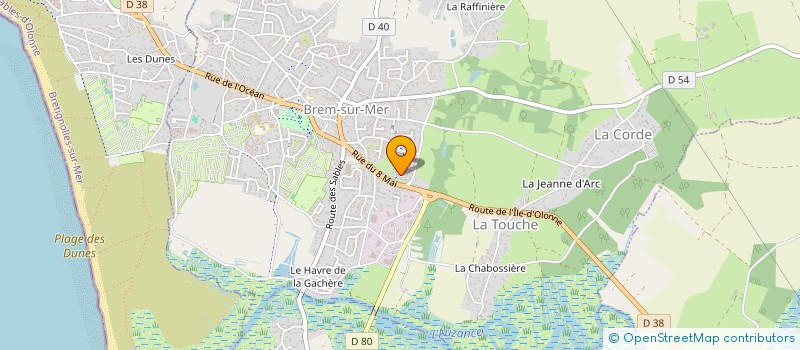 localisation de l'entreprise MONSIEUR FREDERIC BOITON à BREM-SUR-MER