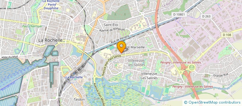 localisation de l'entreprise MONSIEUR FREDERIC BOIVIN  LA ROCHELLE