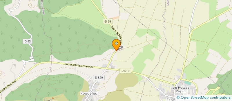 localisation de l'entreprise MONSIEUR FREDERIC BOLLE  ROQUEFEUIL