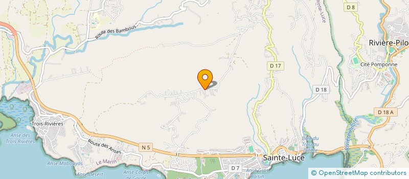 localisation de l'entreprise MONSIEUR FREDERIC BOLOTTE  SAINTE LUCE