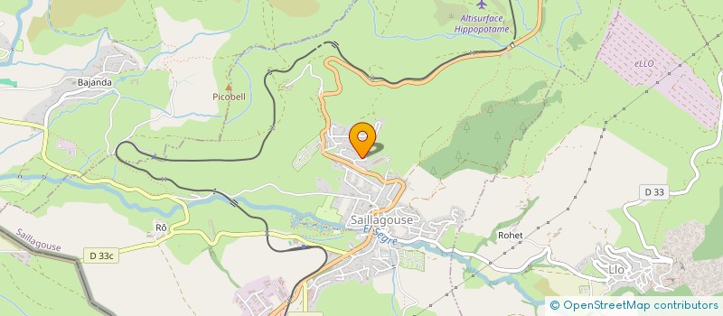 localisation de l'entreprise MONSIEUR FREDERIC BOMBARDO  SAILLAGOUSE