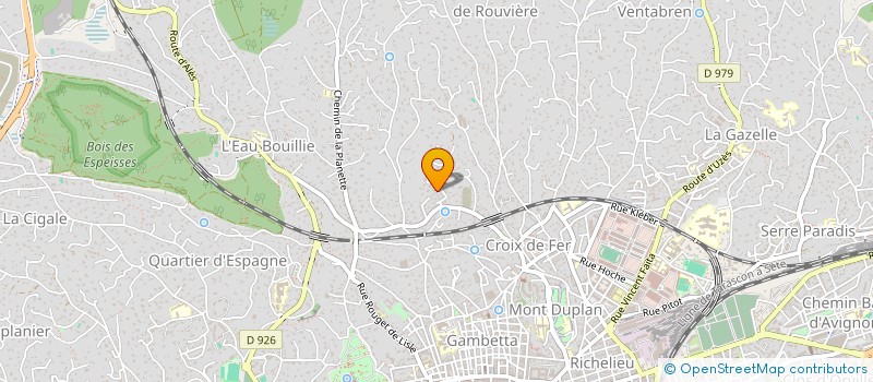 localisation de l'entreprise MONSIEUR FREDERIC BOMPARD  NIMES