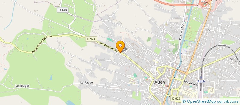localisation de l'entreprise MONSIEUR FREDERIC BONAT à AUCH
