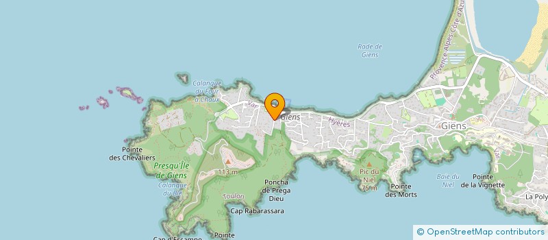 localisation de l'entreprise MONSIEUR FREDERIC BONDOR à HYERES