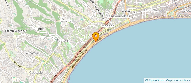 localisation de l'entreprise MONSIEUR FREDERIC BONFORT à NICE