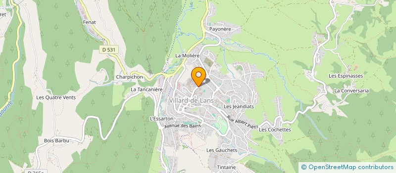 localisation de l'entreprise MONSIEUR FREDERIC BONIN  VILLARD-DE-LANS
