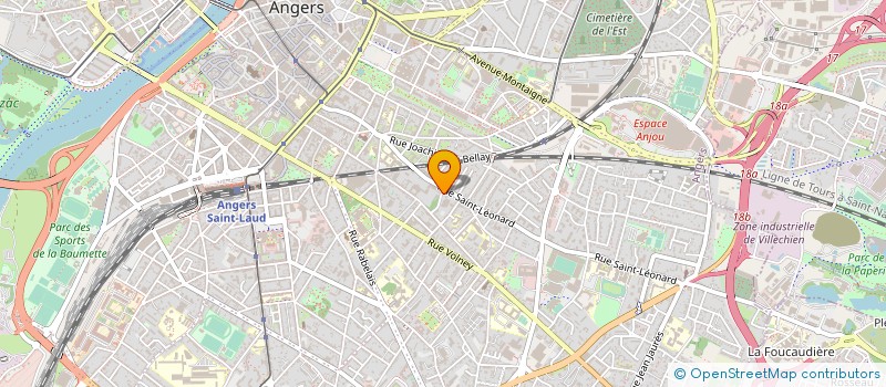 localisation de l'entreprise MONSIEUR FREDERIC BONJEAN  ANGERS