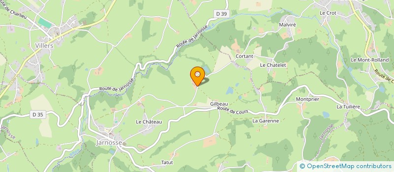 localisation de l'entreprise MONSIEUR FREDERIC BONNARD  JARNOSSE