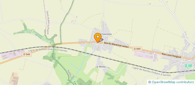 localisation de l'entreprise MONSIEUR FREDERIC BONNAUD à NALLIERS