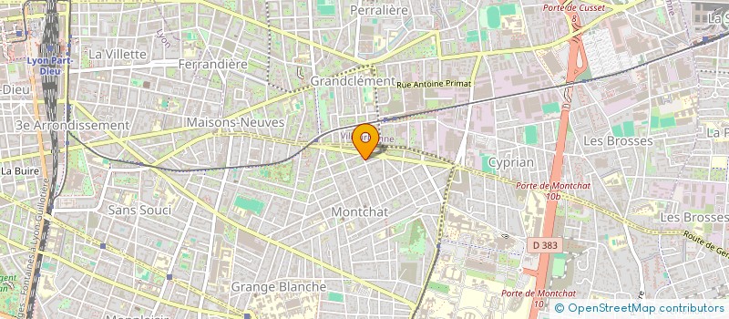 localisation de l'entreprise MONSIEUR FREDERIC BONNEFOY à LYON