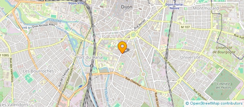 localisation de l'entreprise MONSIEUR FREDERIC BONNEMAIN  DIJON