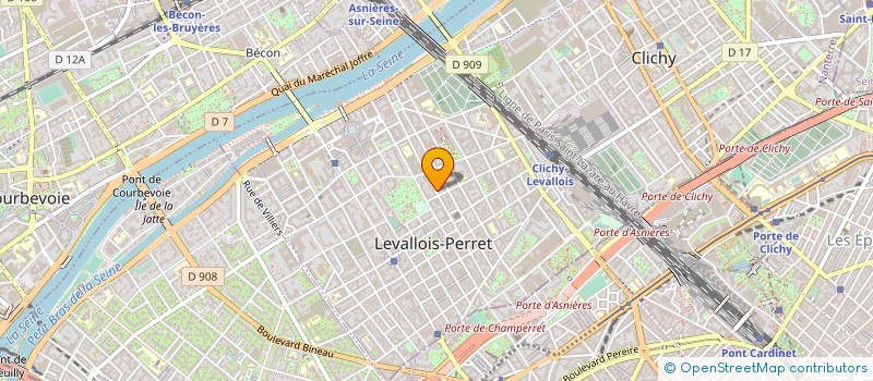 localisation de l'entreprise MONSIEUR FREDERIC BONNET à LEVALLOIS-PERRET