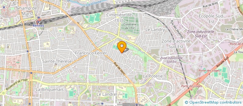 localisation de l'entreprise MONSIEUR FREDERIC BONNET  RENNES