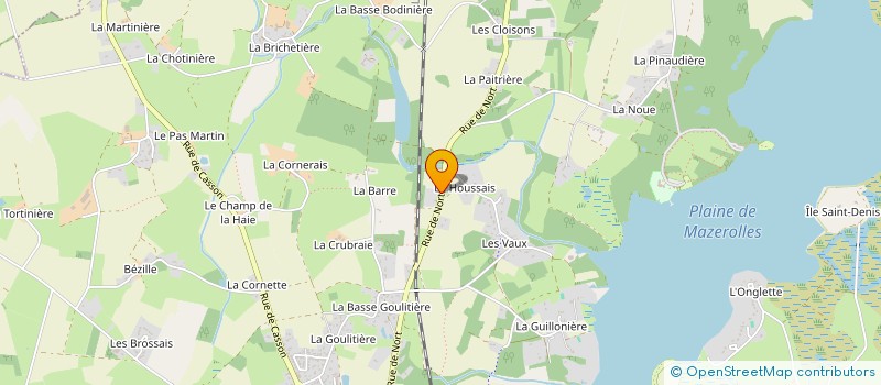 localisation de l'entreprise MONSIEUR FREDERIC BONNET  SUCE-SUR-ERDRE