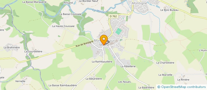 localisation de l'entreprise MONSIEUR FREDERIC BONNET à SEVREMOINE