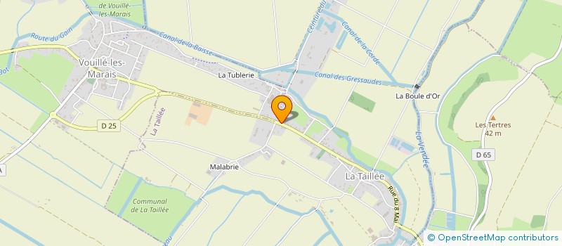 localisation de l'entreprise MONSIEUR FREDERIC BONNET  LA TAILLEE