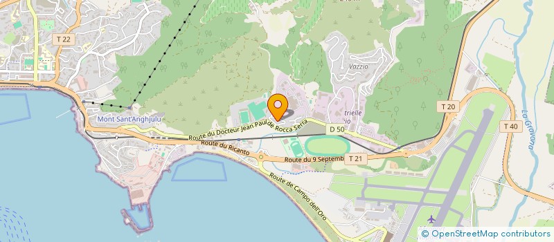 localisation de l'entreprise MONSIEUR FREDERIC BONNIN  AJACCIO
