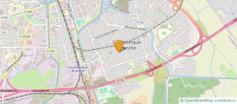 localisation de l'entreprise MONSIEUR FREDERIC BONTE à COUDEKERQUE-BRANCHE