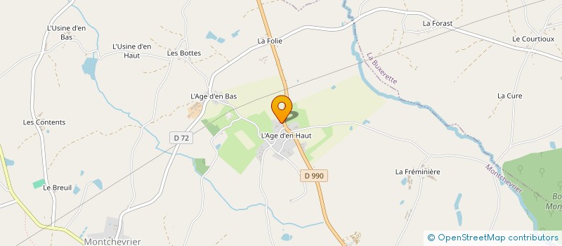 localisation de l'entreprise MONSIEUR FREDERIC BONVALET à MONTCHEVRIER