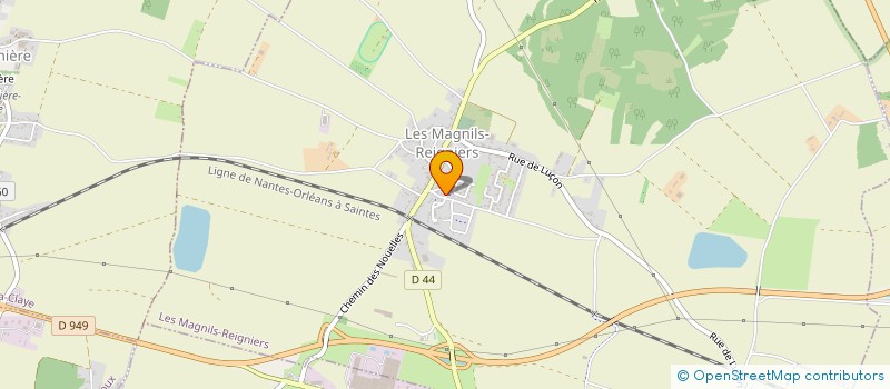 localisation de l'entreprise MONSIEUR FREDERIC BORDELAIS  LES MAGNILS-REIGNIERS