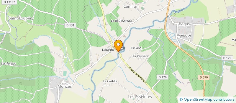 localisation de l'entreprise MONSIEUR FREDERIC BORDES  MORIZES